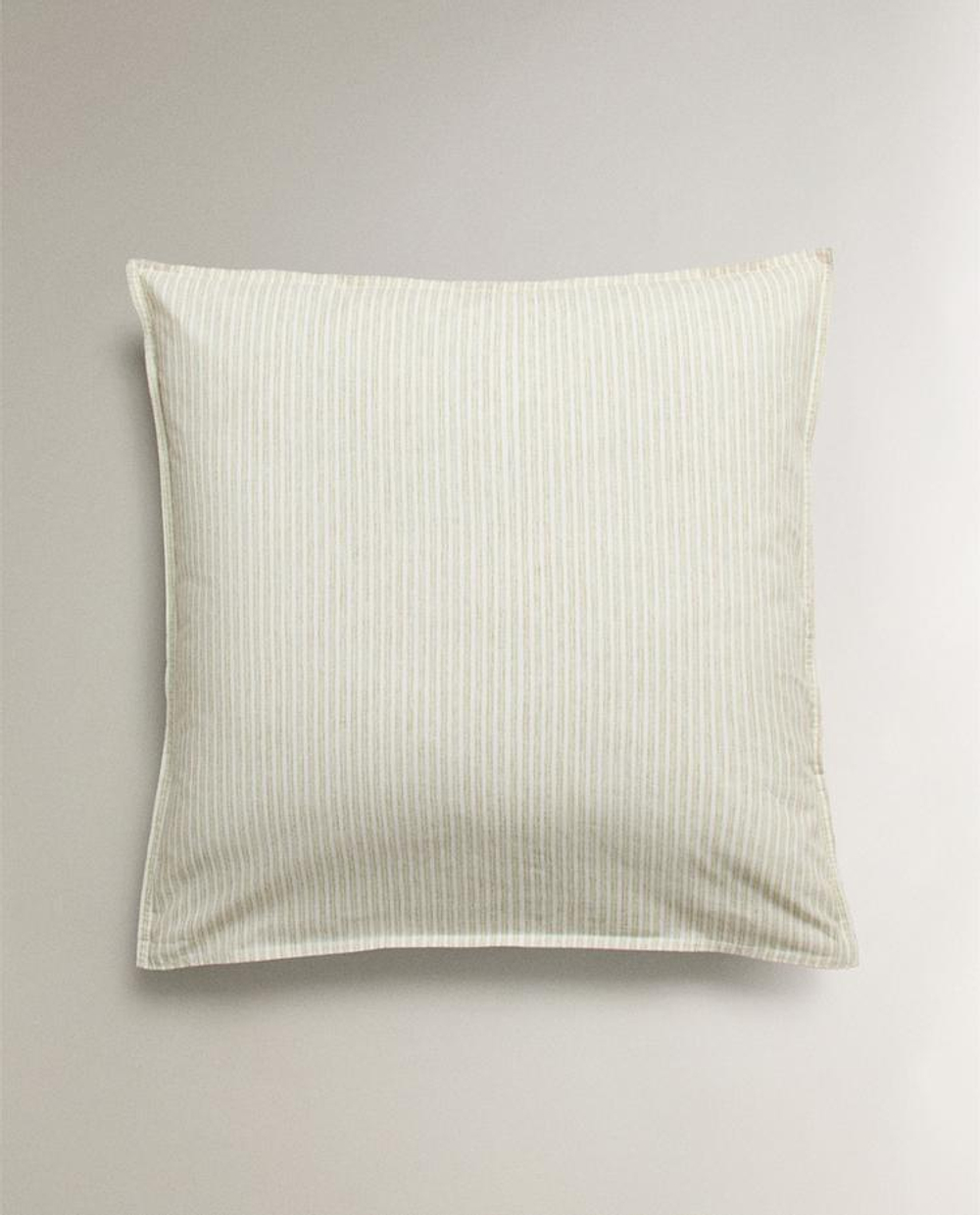 ZARA HOME НАВОЛОЧКА В ПОЛОСКУ, ЗЕЛЕНЫЙ