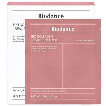 Ночная тающая маска с коллагеном для эластичности кожи Biodance Bio-Collagen Real Deep Mask