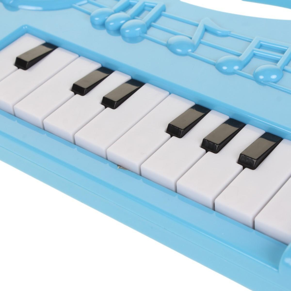 Пианино на бат., синий, пакет 856-7