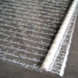 Пленка прозрачная "Письмо по диагонали" 70*200гр