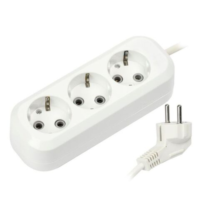 Удлинитель бытовой 3 гн, 7 м, ПВС, 3х1 мм2, с/з, Smartbuy, SBE-16-3-07-Z