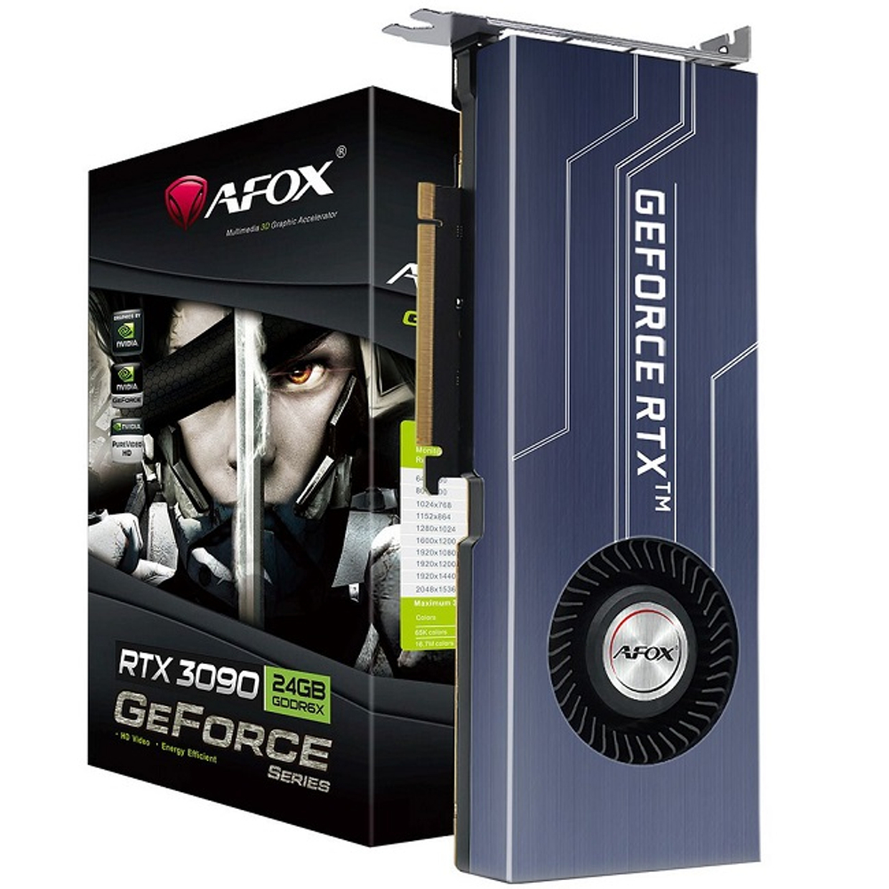 Видеокарта AFOX GeForce RTX 3090 24GB GDDR6X (AF3090-24GD6XH7)