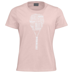 Женская теннисная футболка Head TYPO T-Shirt W - Pink