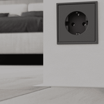 Микроплинтус для пола серебристый матовый, алюминиевый, C-05.25.2 Ликорн 6×16×2500 мм