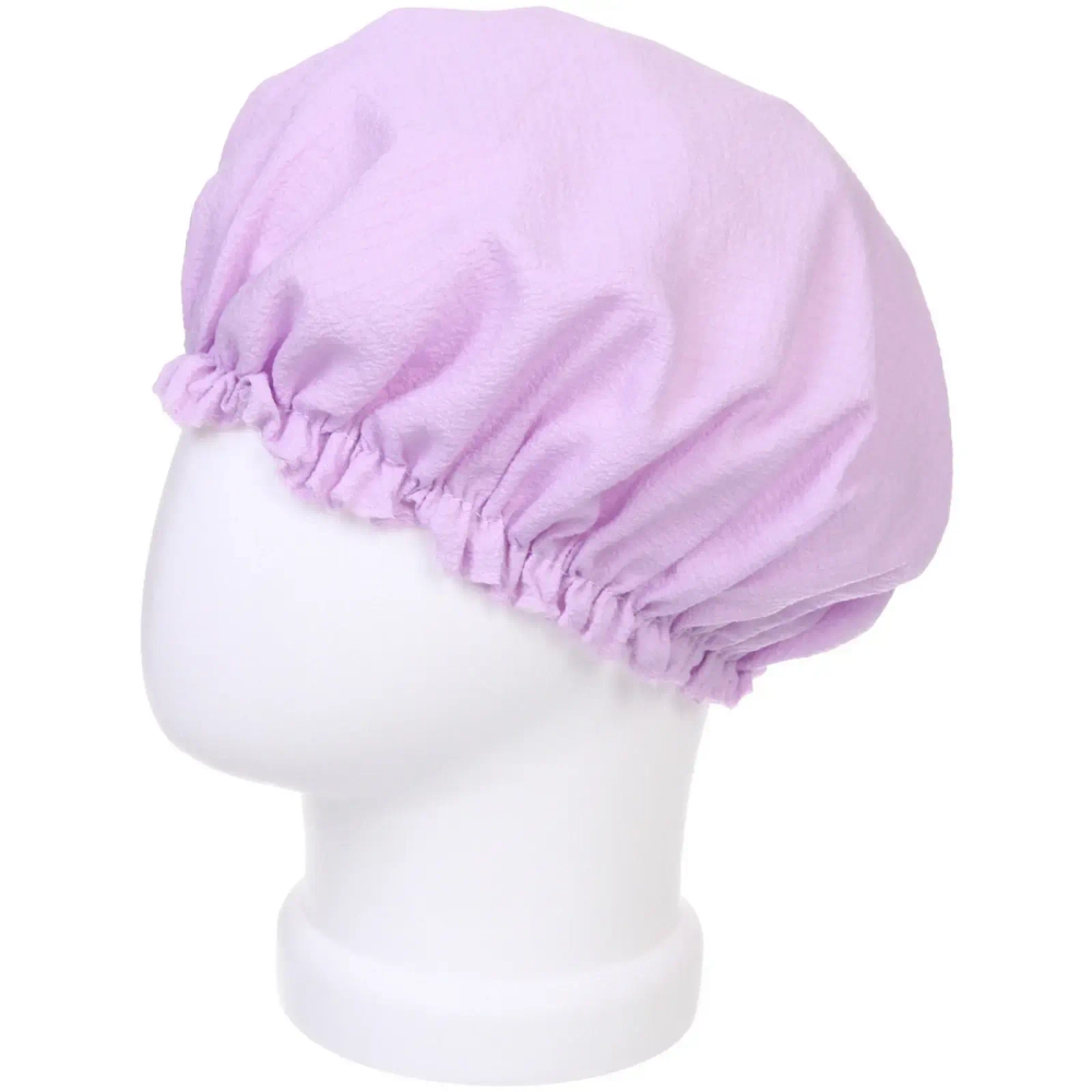 Шапочка для душа влагонепроницаемая «ЭКЛЕР», цвет лавандовый d-25см, (пакет Ultramarine)
