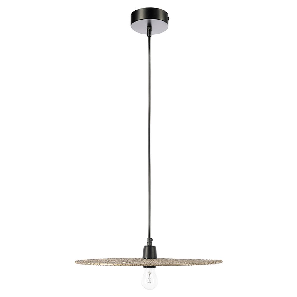 Светильник подвесной Vinger, Ø61х8 см, бежевый