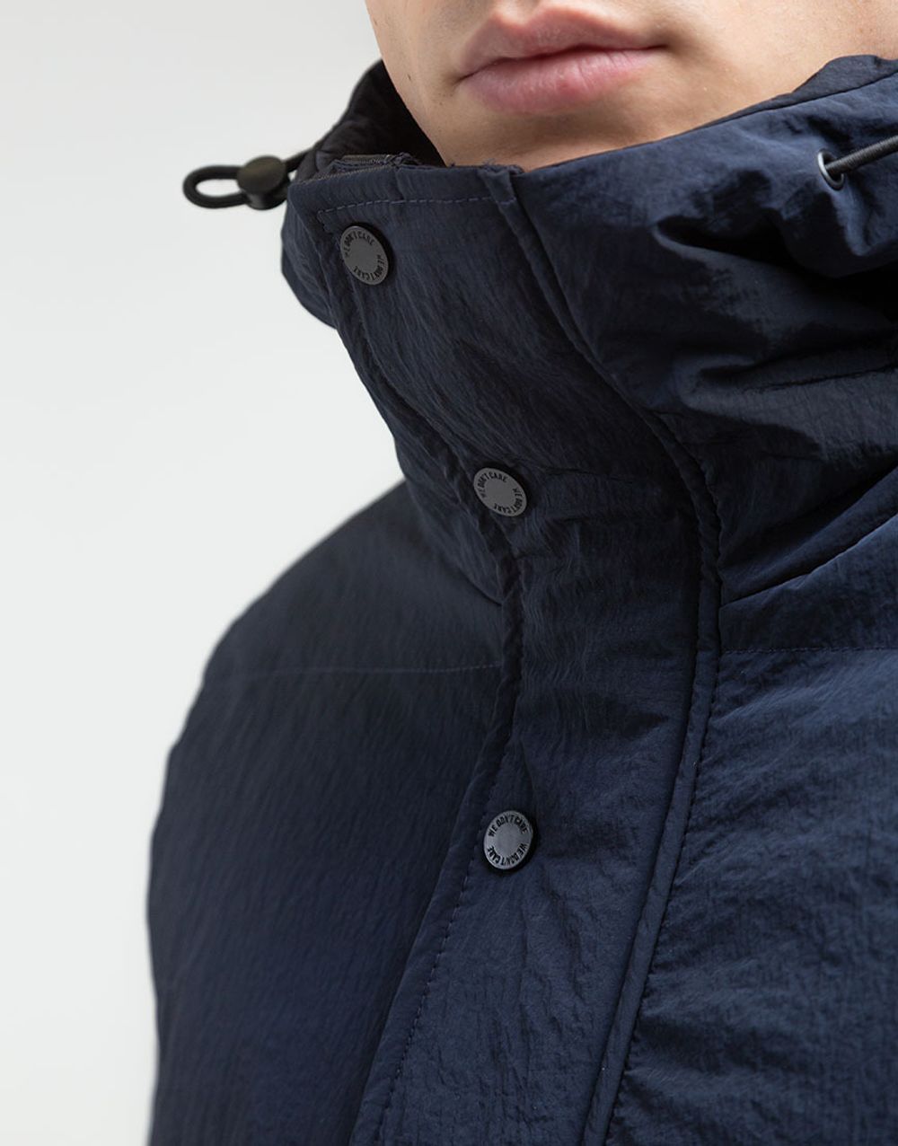 Куртка We Don’t Care Short Puffer Jacket Navy