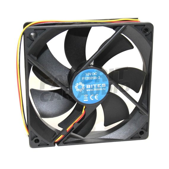 Вентилятор F12025B-3 5Bites 120x25 подшипник качения, 3pin