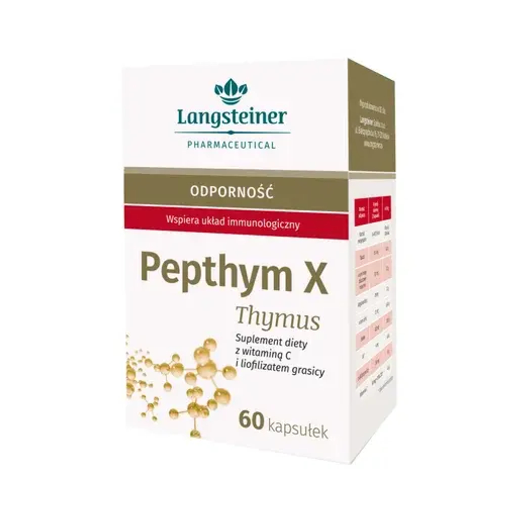 Диетическая добавка Pepthym X Thymus, 60 капсул