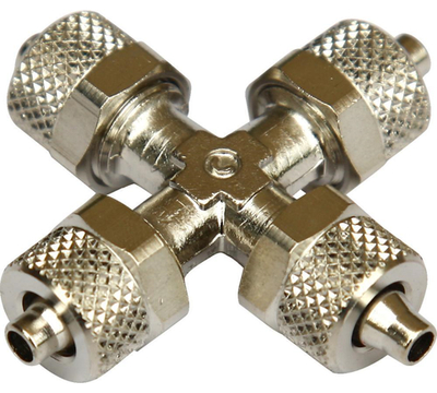 Соединение крестообразное 6/4 под гибкую трубку