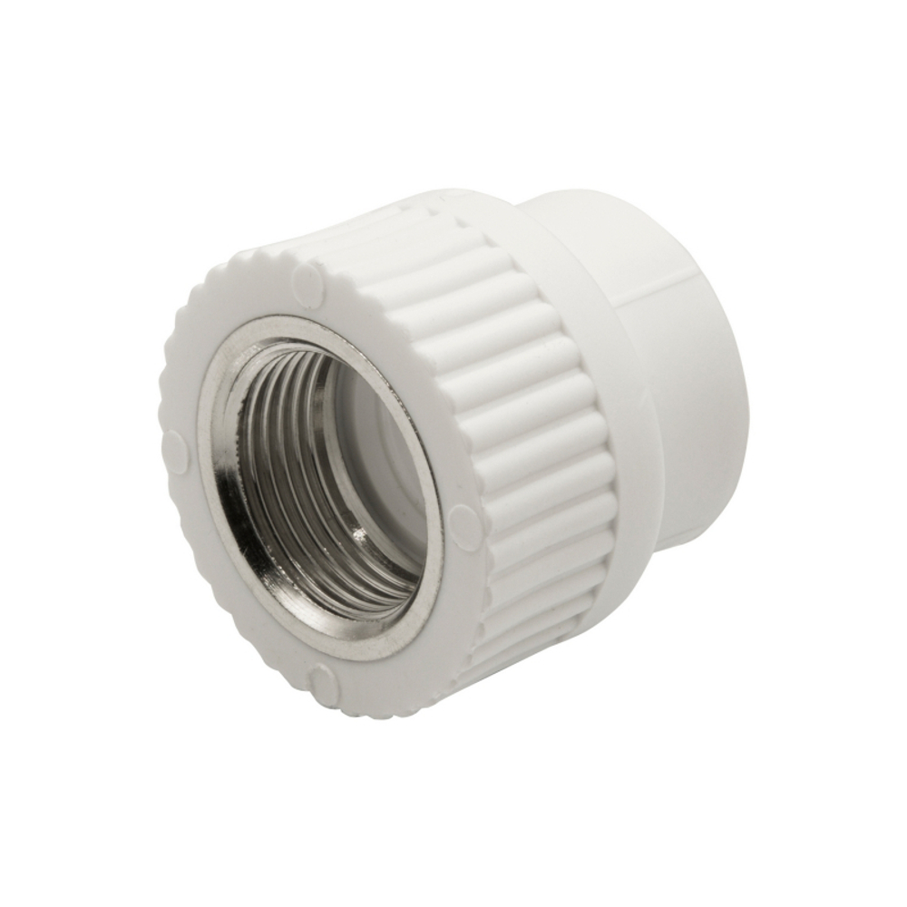 Муфта комб. с вн.р. EVER PLAST 25х1/2" (бел)  2606