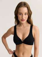 Купальный топ бикини с фурнитурой