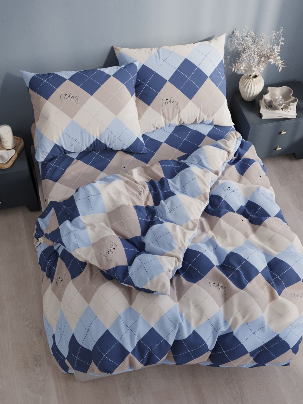 Простынь на резинке Simple House "Дафна" 140х200 см