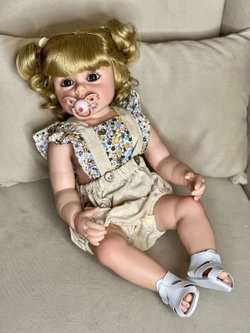 Кукла Реборн виниловая 55см в пакете (FA-022)