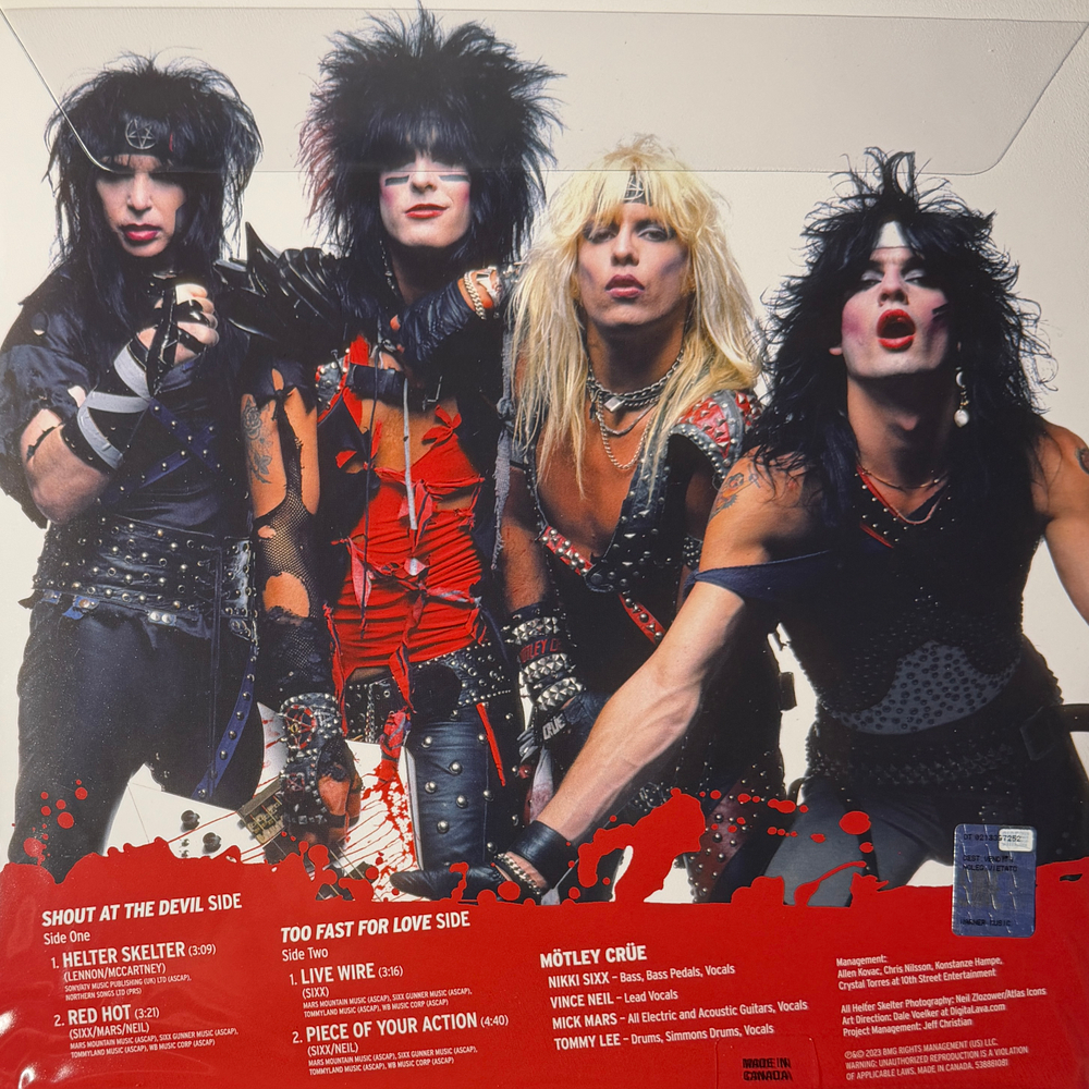 Виниловая пластинка Motley Crue – Helter Skelter LP Picture