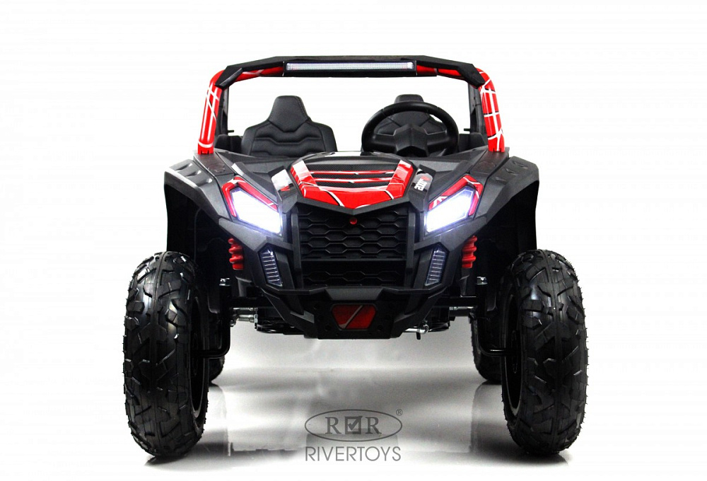 Детский электромобиль RiverToys M222MM красный