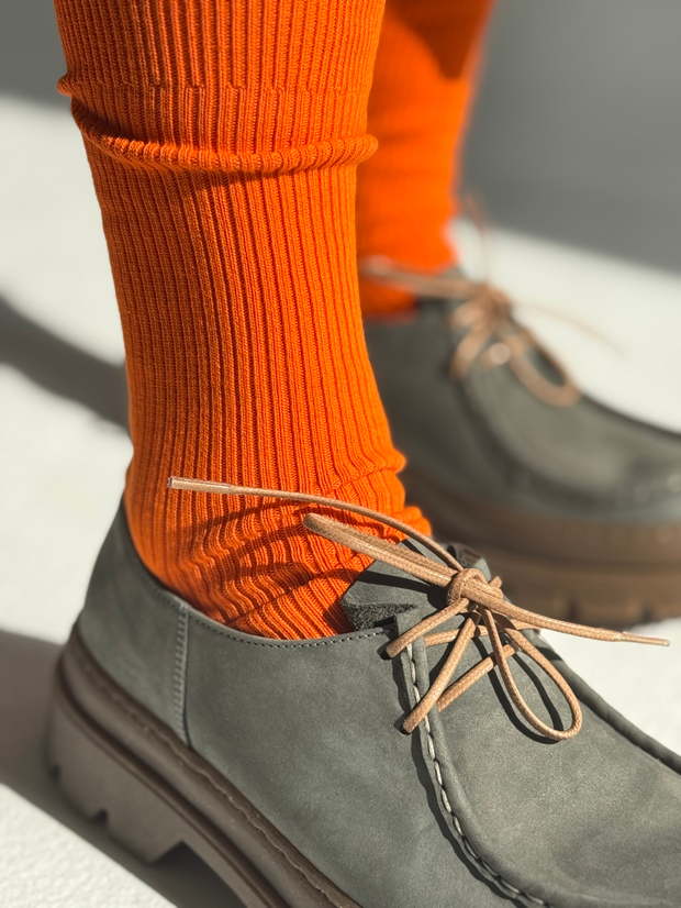 Носки MISLI:SOCKS ярко-оранжевые