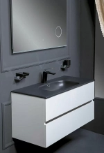 Тумба с раковиной Armadi Art Vallessi 100 белая