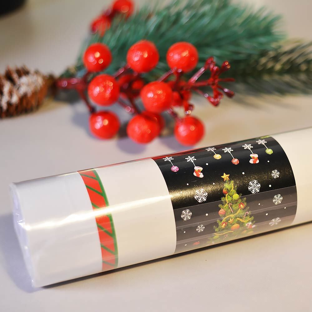 Наклейка новогодняя "Елка" 60*45см