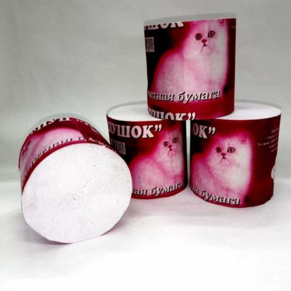 Туалетная бумага Пушок 1/64
