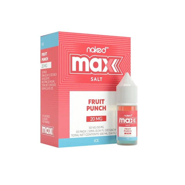 Naked Max Salt 10 мл - Ice Fruit Punch (20 мг)