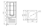 Кондитерская витрина CARBOMA R120Cвр LATIUM (D4 VM 120-2)