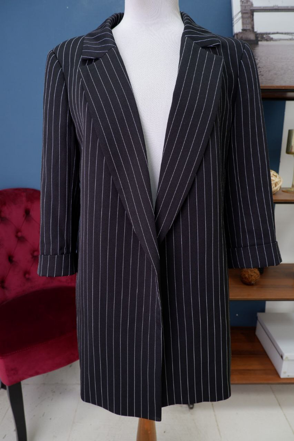 Пиджак Лагуна удлиненный 46 размер