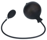 Анальная втулка Shots Media Ribbed Inflatable, надувная, силикон