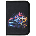 Пенал BRAUBERG 1 отделение полиэстер 21х14 см "Neon drift" (2 штуки в упаковке)