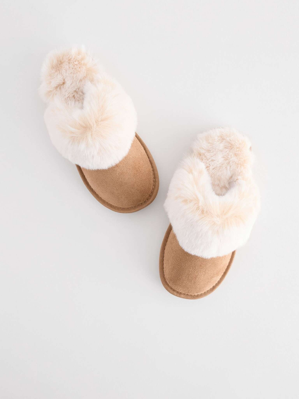 Тапочки с подкладкой из искусственного меха Next Q91-800, Песочный