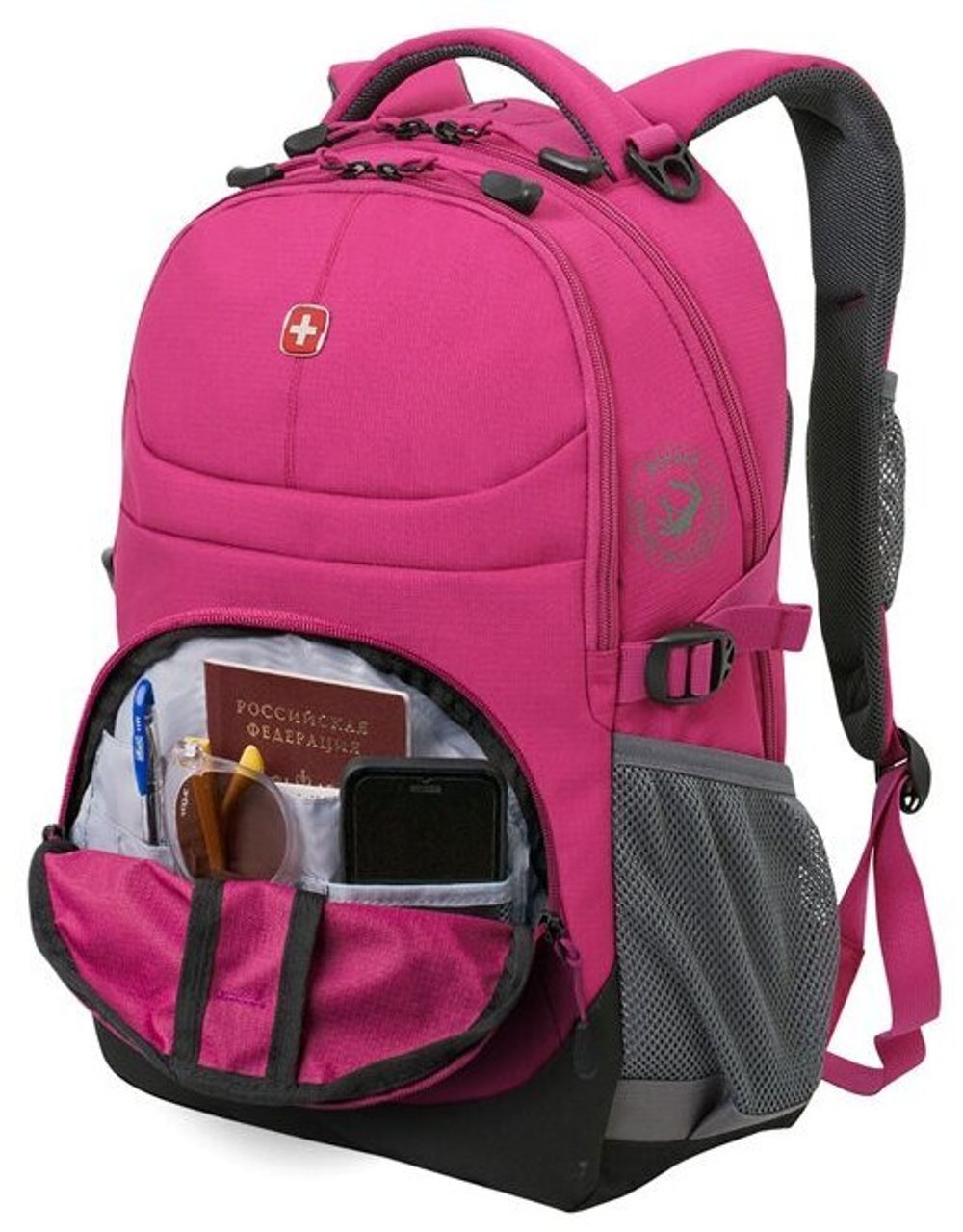 Рюкзак WENGER, универсальный, фуксия (пурпурный), 22 л, 34х14х46 см, 3001932408