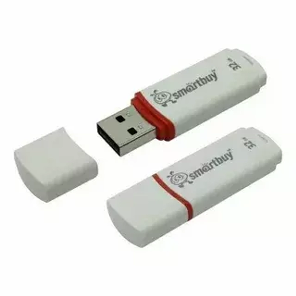 32GB USB Smartbuy Crown White