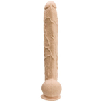 Фаллос-гигант телесного цвета Dick Rambone Cock 17" - White (Цвет: телесный)