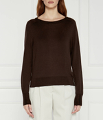 Хлопковый свитер Max Mara Leisure - коричневый(263660886)