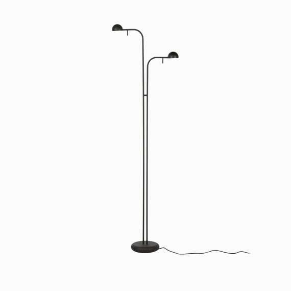 Торшер Brooke Double 125 см, черный