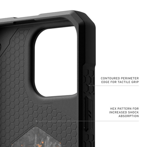 Чехол UAG Monarch Pro для iPhone 16 Pro MAX 6.9&quot; Forged Carbon (114457114FCU)