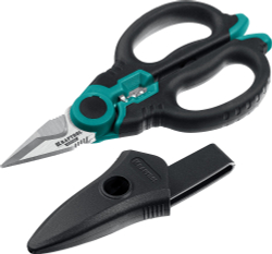 KRAFTOOL ELECTRIC, 4 в 1, 160 мм, с чехлом, ножницы электрика (23356)