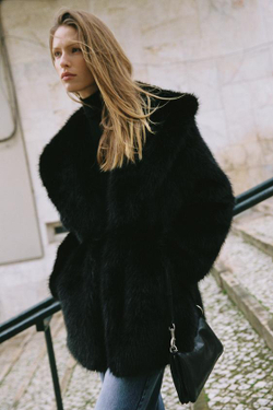 ZARA УДЛИНЕННАЯ СУМКА ЧЕРЕЗ ПЛЕЧО, ЧЕРНЫЙ