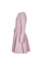 Розовое трикотажное платье с юбкой-солнце Silver Spoon
