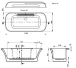 Акриловая ванна VAGNERPLAST BLANCA WT 175