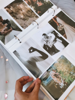 Фотоальбом на 500 фото 10х15 см, пластик. листы , кольца only married Новобрачные