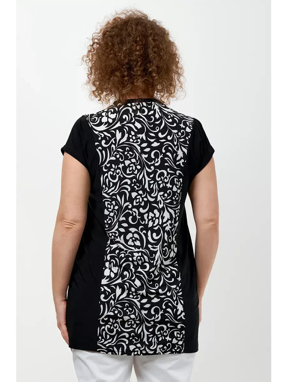 Блузка футболка удлиненная