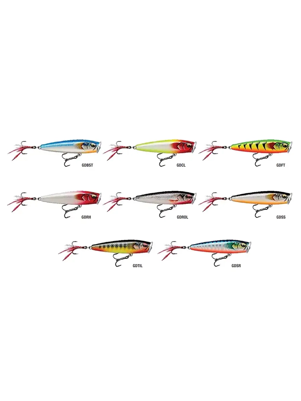 Воблер Поппер Skitter Pop Elite 95, 9,5см, 17гр