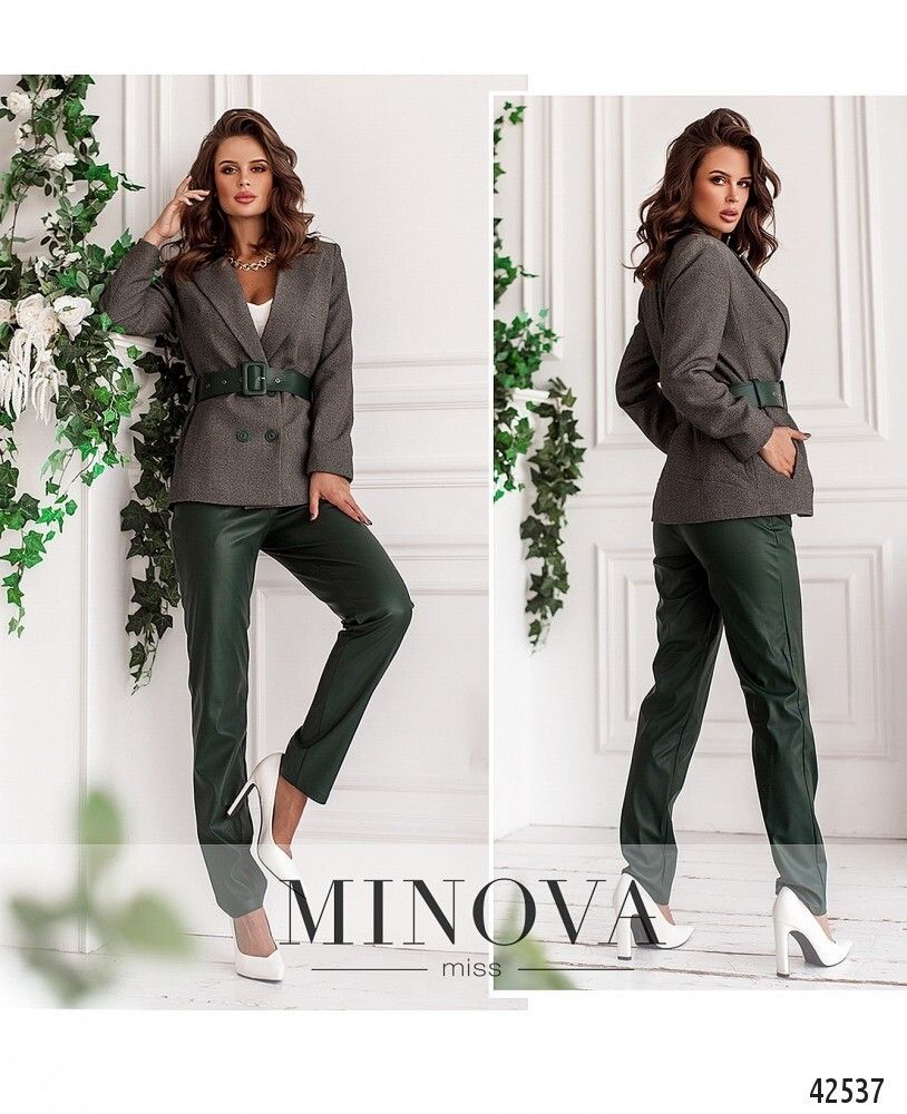 Костюм 2031-темно-зеленый Minova