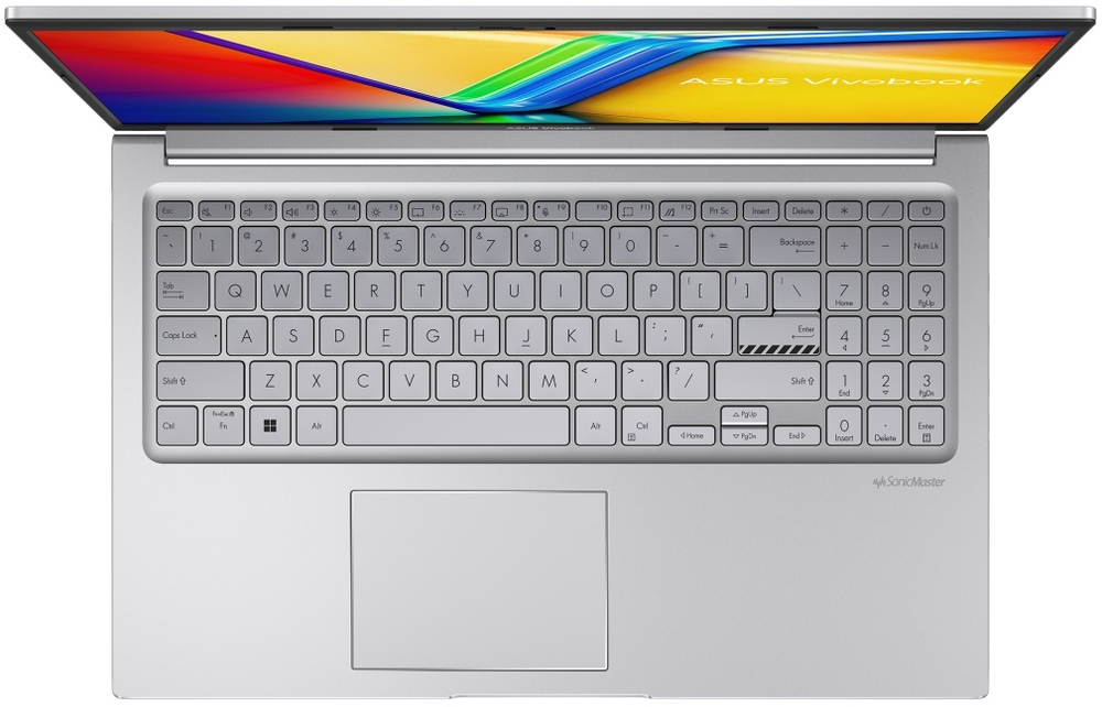 Ноутбук  ASUS Vivobook 15 X1504ZA-BQ451 15.6 ", Core i5, 8 Гб RAM, 512 Гб SSD, Iris Xe Graphics, Серебристый