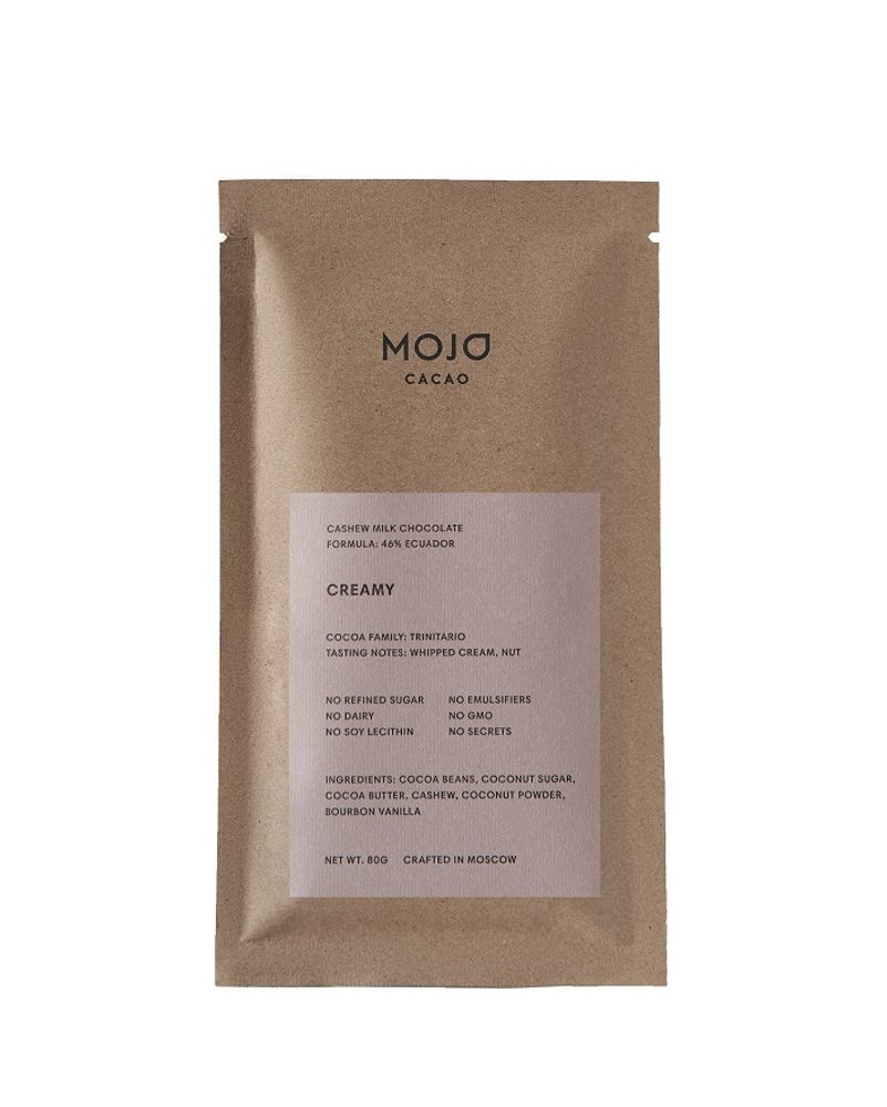 Creamy. Молочный шоколад Mojo cacao 46% (Эквадор)