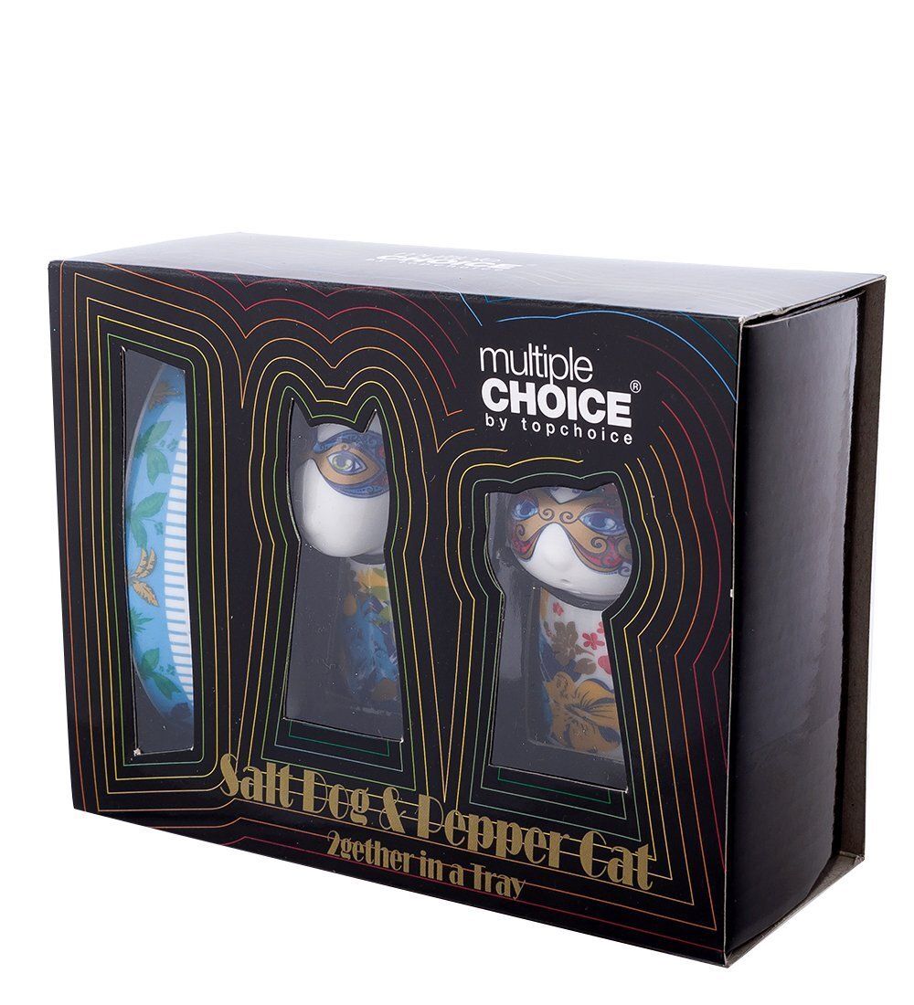 TC-52 Набор соль-перец «Кошка с собакой на маскараде» (TOPCHOICE)