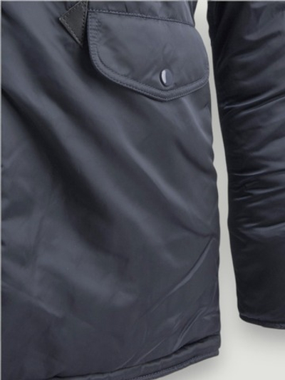 Куртка Аляска Alpha Slim Fit N-3B (стальной синий - steel blue)