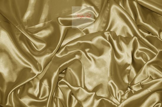Silky (золото). Шторы из люкс-сатена однотонного.