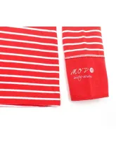 Лонгслив красный в полоску Marc O'Polo